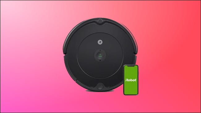 Roomba 694 on pink background