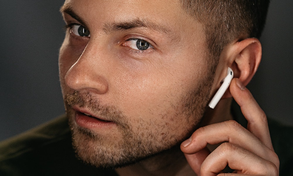 Man Wearing AirPods