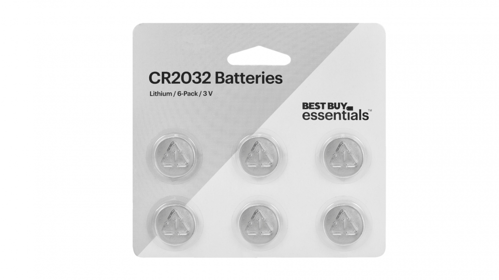 Best Buy Essentials CR2032 Battery 6-pack