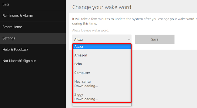 Change Alexa's wake word.