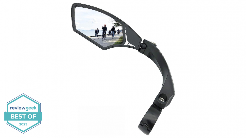 Hafny HF-MR095 Handlebar Bike Rearview Mirror on a white background